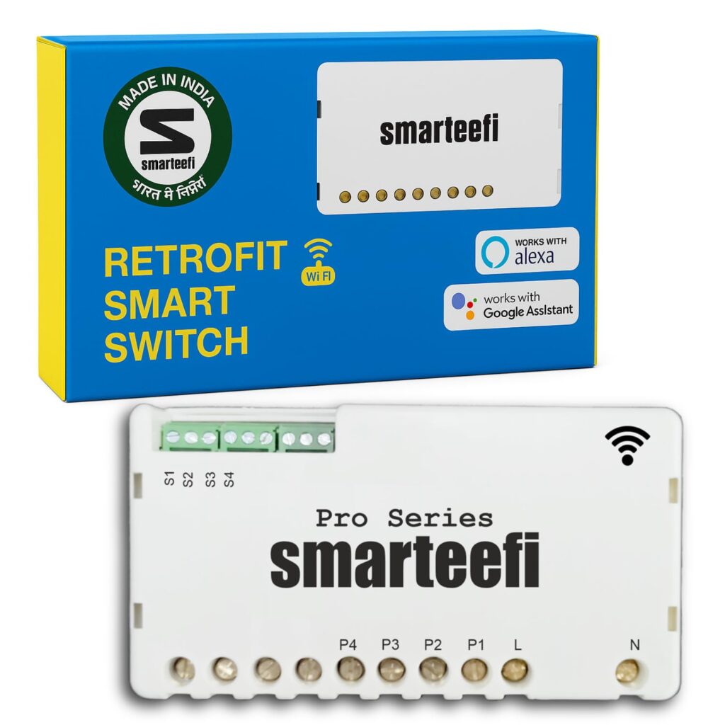 Smarteefi WiFi 4 Node Smart Switch (PRO-SERIES)