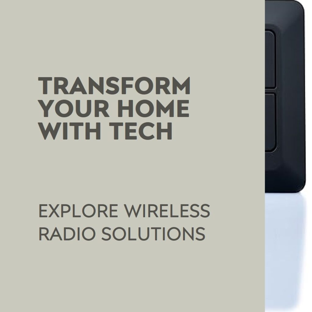 Wireless Radio Wall Transmitters For Smart Homes