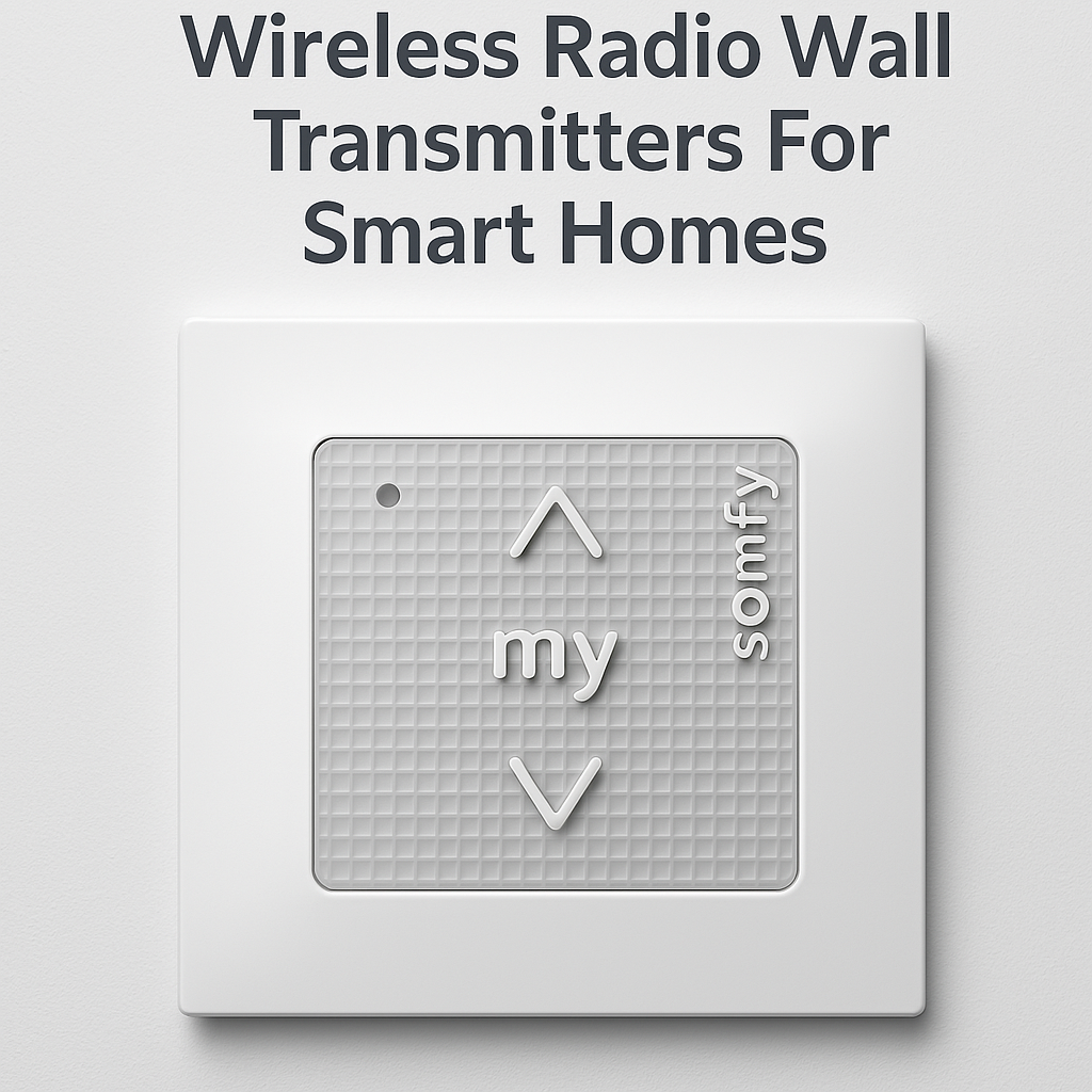 Wireless Radio Wall Transmitters For Smart Homes