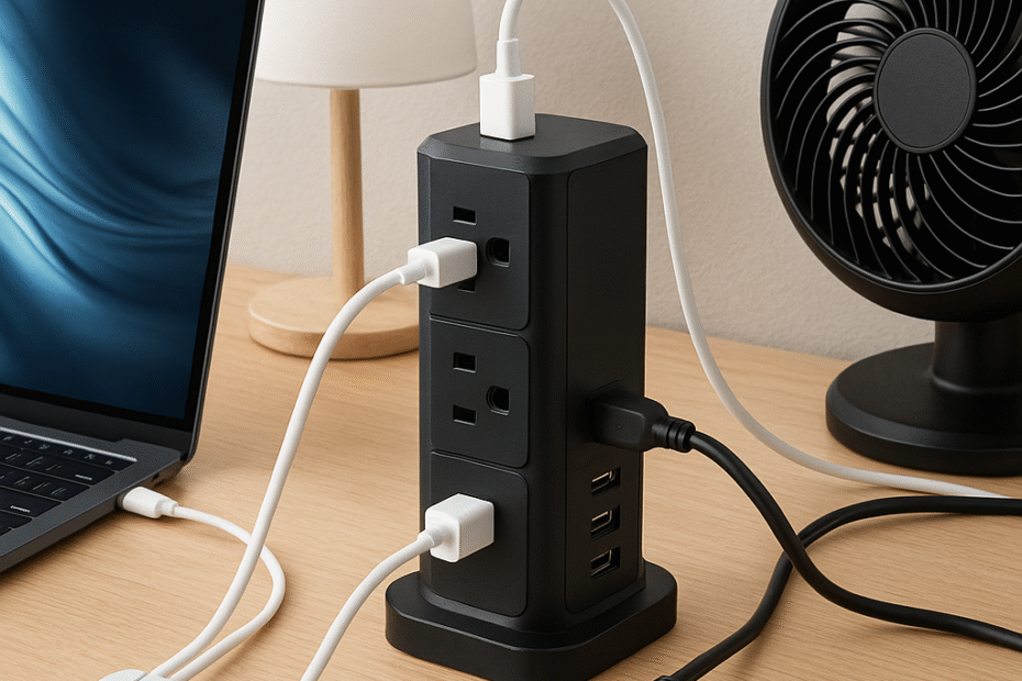 Top Space-Saving Power Solutions for Your Back-to-School Dorm Setup