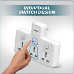 Best Cordless Extension Board with Individual Switch 1500W