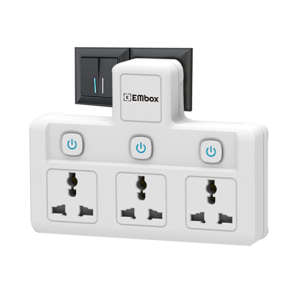 EMBOX Multi Plug Socket with Individual Switch(54%OFF)