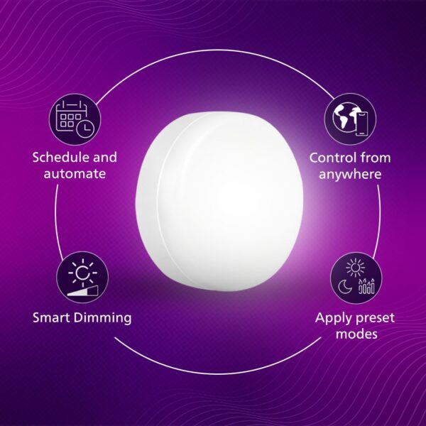 PHILIPS 15W Smart Wi-Fi Downlighter - Tunable White, Alexa & Google Assistant Compatible - Image 3