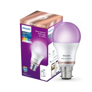 PHILIPS WiZ Neo 12W B22 Smart LED Bulb - Music Sync, Alexa & Google Assistant Compatible