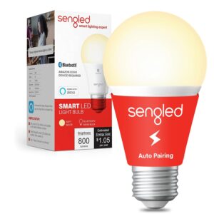 Sengled Smart Bluetooth Mesh LED Bulb - Alexa Compatible, Dimmable Soft White