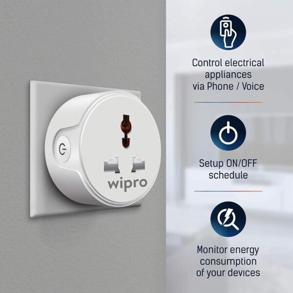 Wipro 10A Smart Plug DSP1100 - Image 3