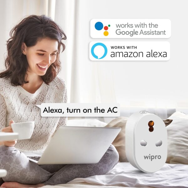 Wipro 16A Wi-Fi Smart Plug - Image 6