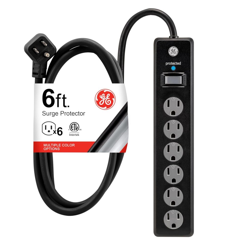 GE Pro 6-Outlet Surge Protector