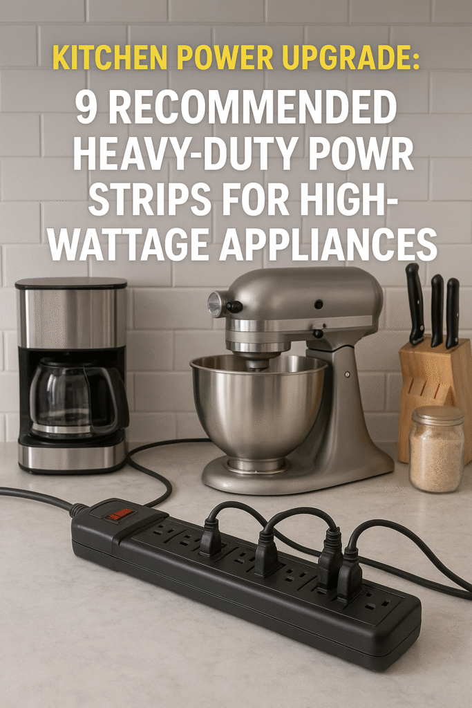 Kitchen Power Upgrade: 9 Recommended Heavy-Duty Power Strips for High-Wattage Appliances