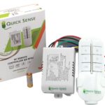 Quick Sense (QS-RF01) 4-Way RF Remote Control Switch for Lights & Fan Controller