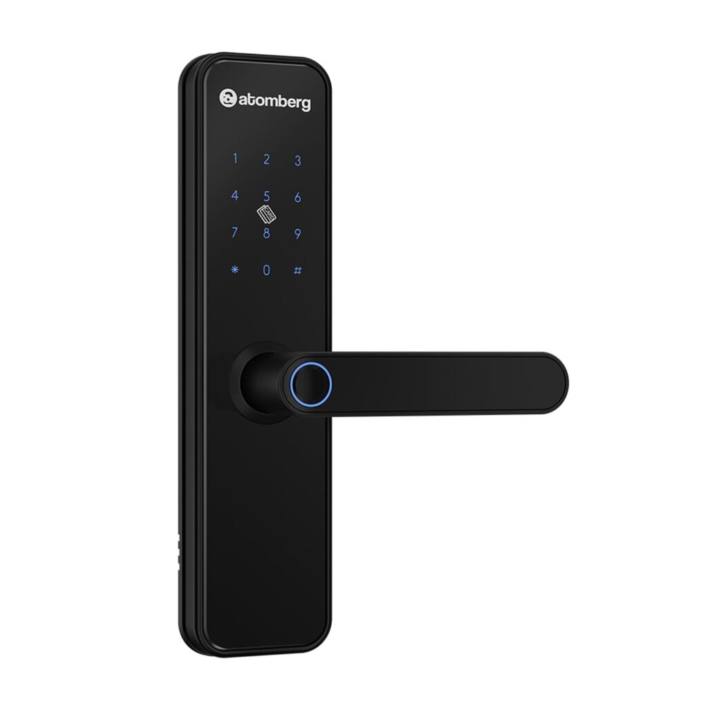 Atomberg Azhero Smart Door Lock (Black)