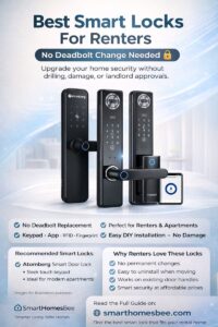Best Smart Locks For Renters No Deadbolt Change