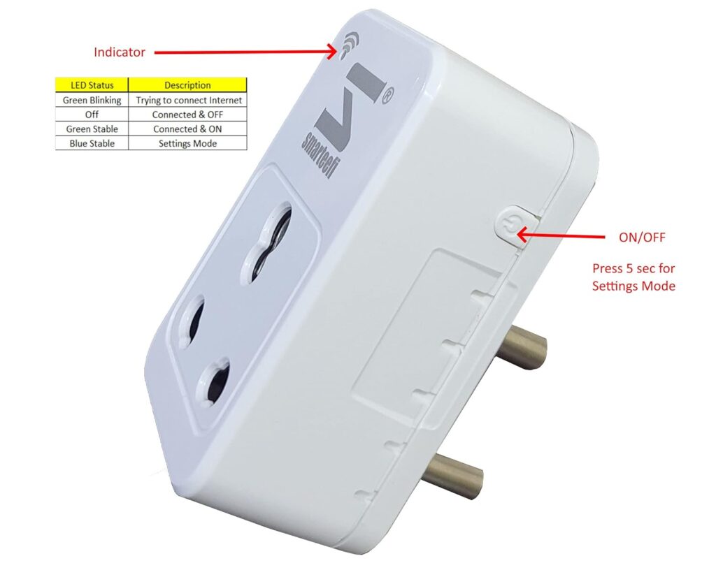 Smarteefi 16A WiFi Smart Plug