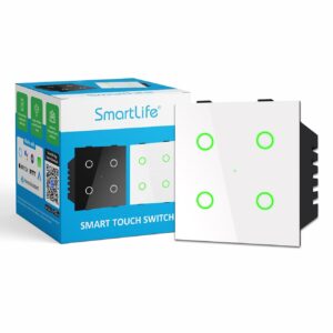SmartLife 4-Gang Modular Touch Smart Switch
