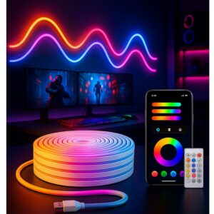 One94Store-The Best Cool LED Lights for Gaming Room with Music Sync