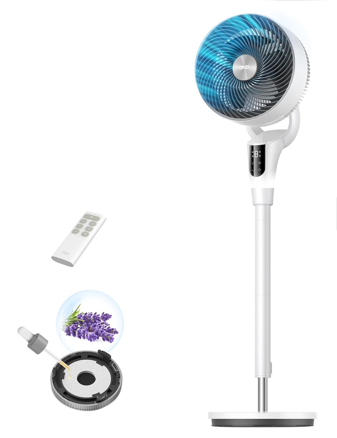 Dreo Silent Standing Fan — The Bedroom Favorite